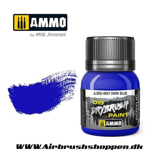  AMIG 641 DRYBRUSH Dark Blue  40 ml. AMIG0641